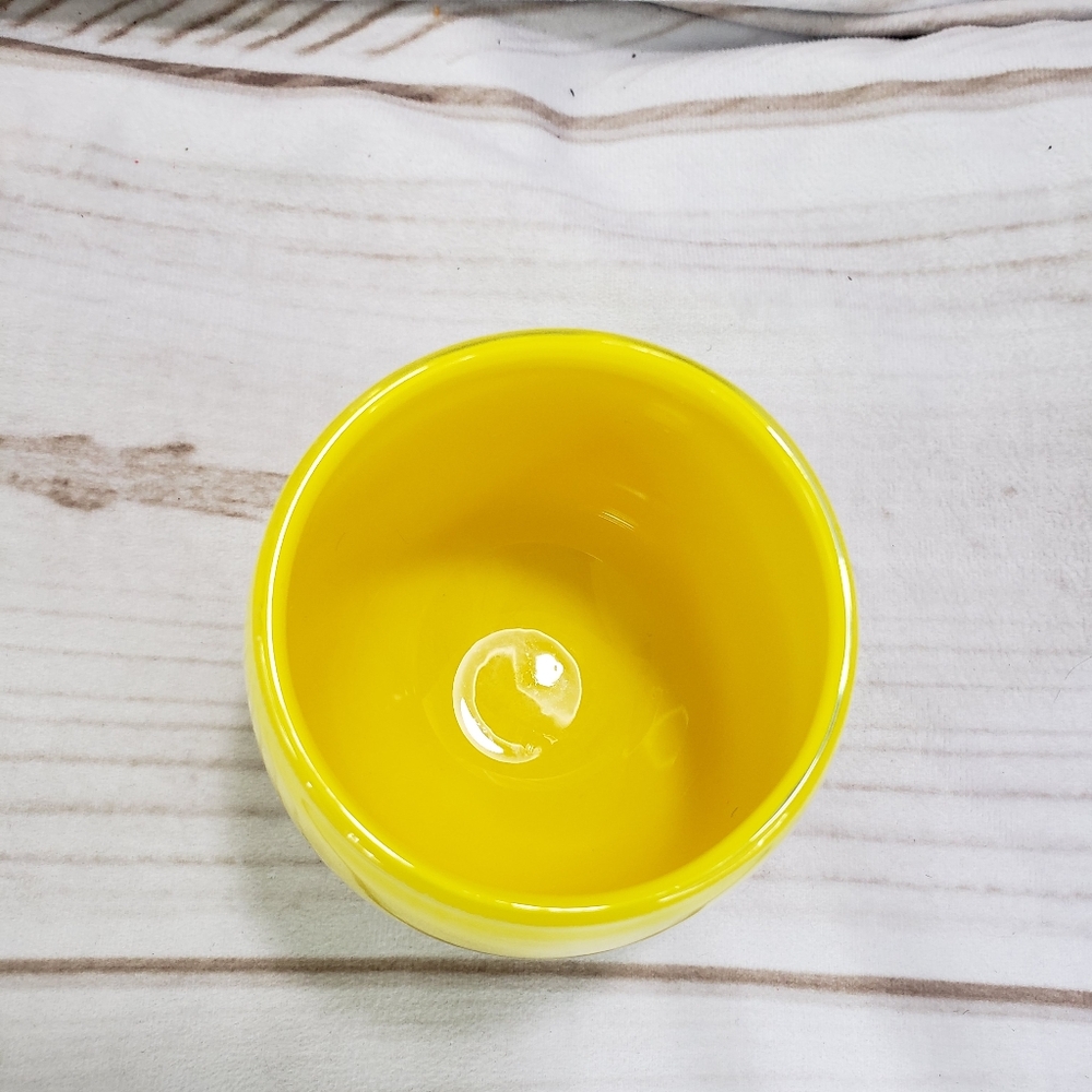 ๐SOLD๐ Glassybaby Yellow Hand Blown Glass Candle Votive Pre Triskelion #2 - Picture 4 of 13